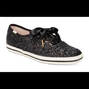 Keds for Kate Spade Glitter Lace-Up Sneakers